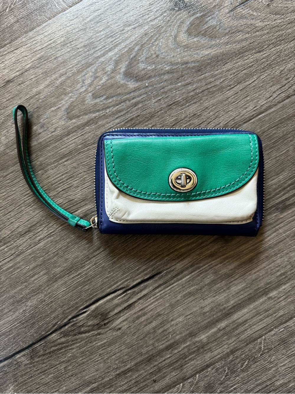 Coach Leather Wristlet Wallet